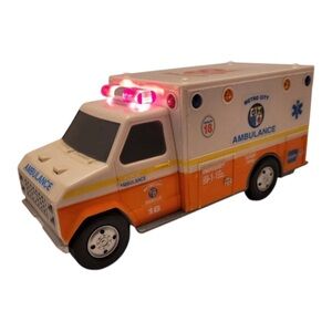 1992 Funrise Light Up Ambulance Toy